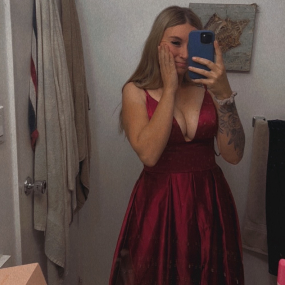 Gorgeous red gown